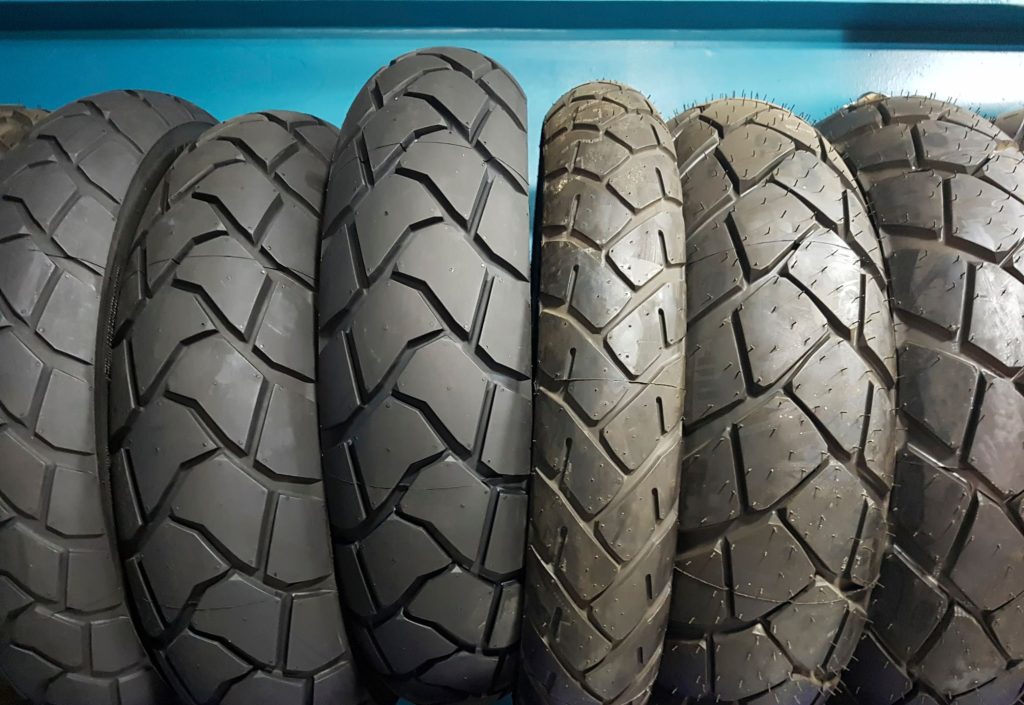 Llantas de moto mal calibradas 